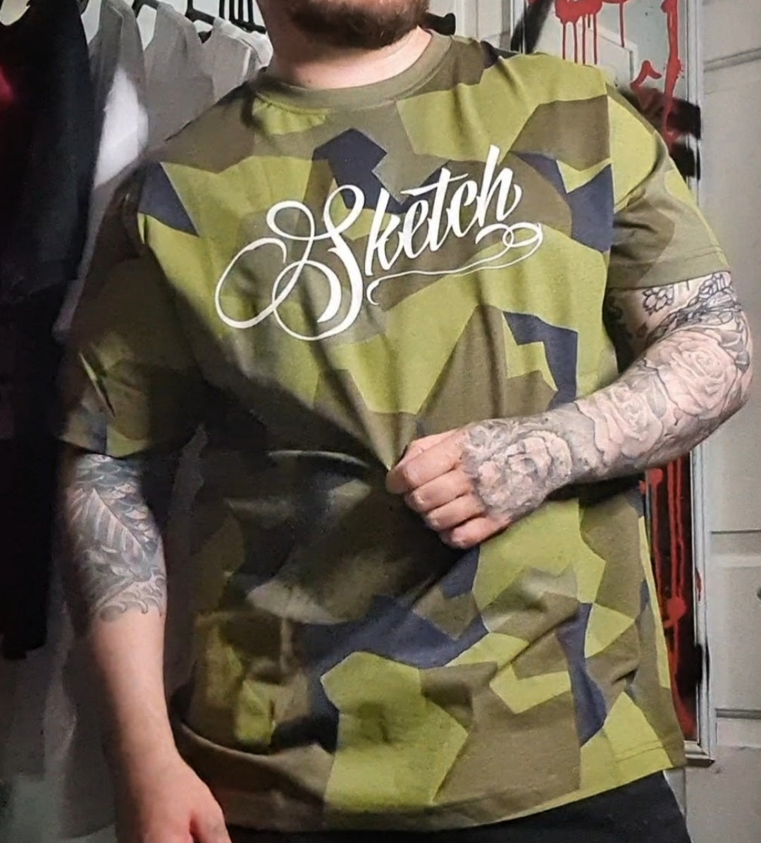 Custom Brandit Camo tee - Limited drop