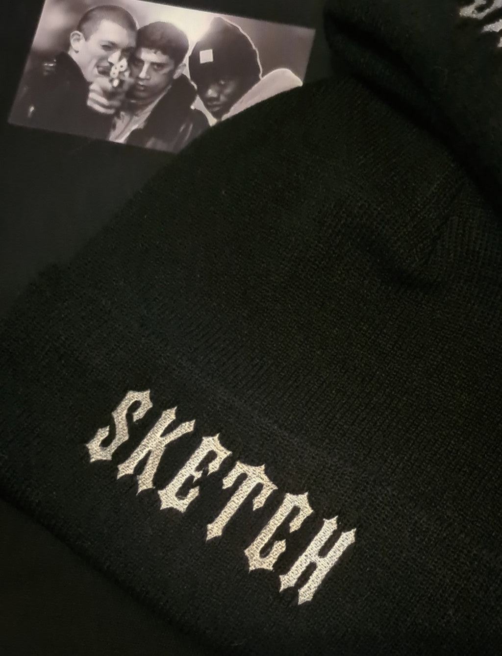 Embroidered Sketch beanie