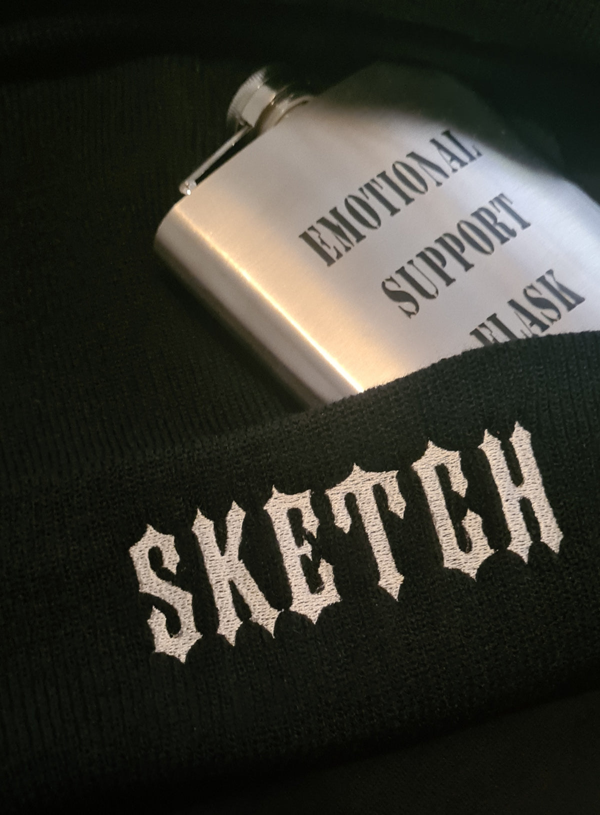 Embroidered Sketch beanie