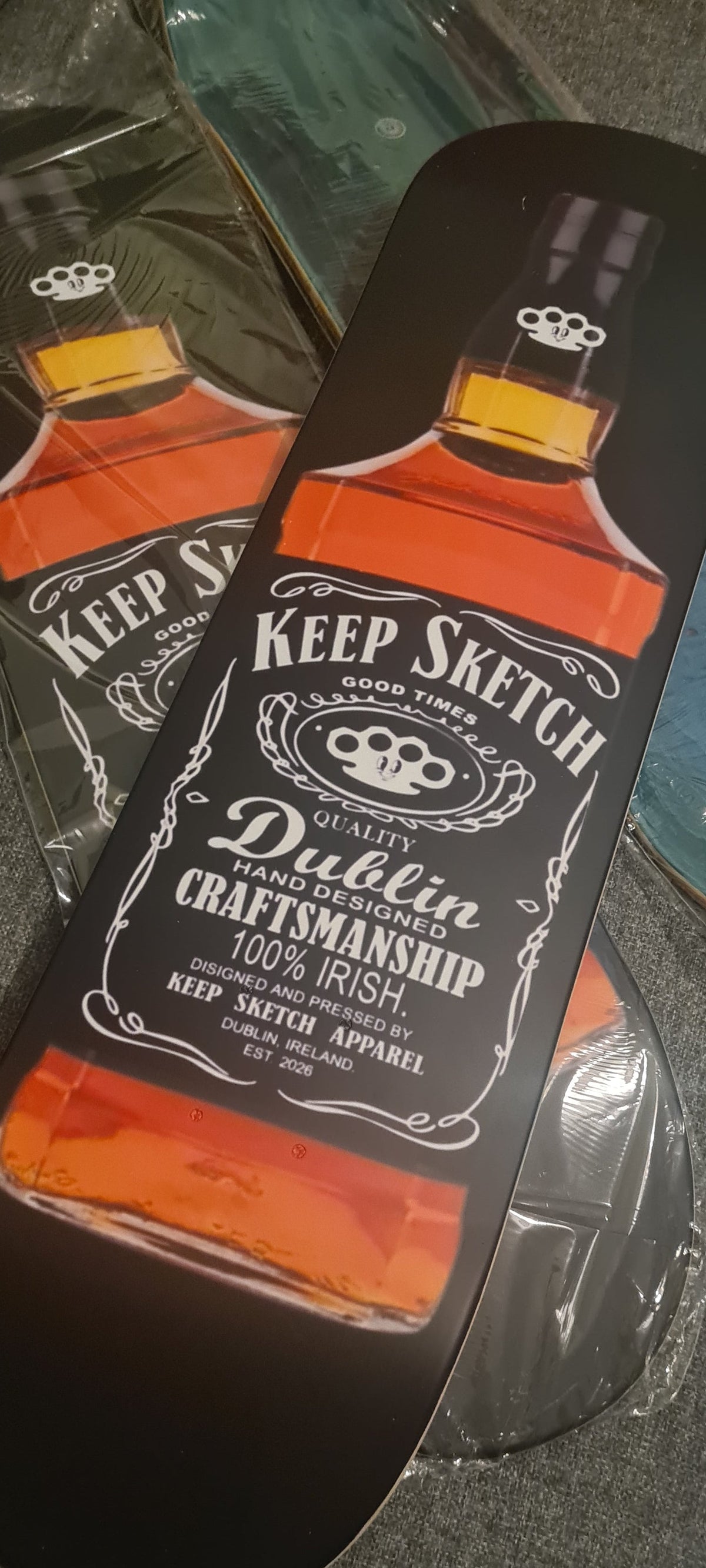 Keep sketch custom JD skate deck - EXTREMELY LIMITED